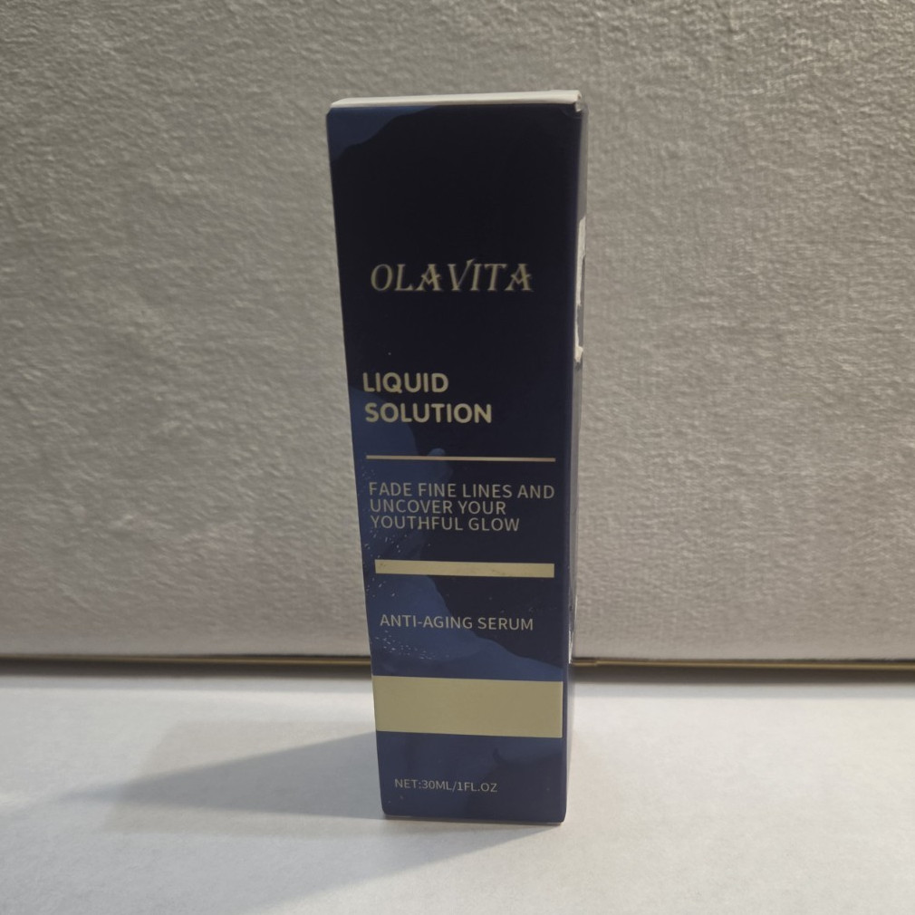 OLAVITA Liquid Solution Anti-Aging Face Serum Hyaluronic Acid 1 fl oz