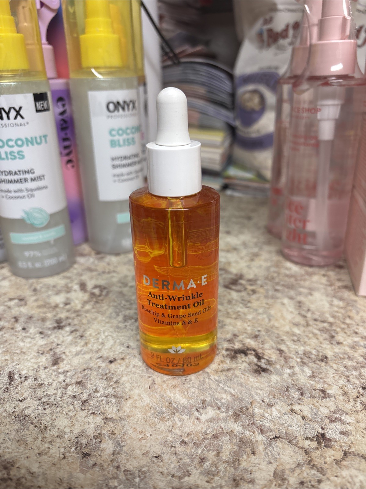 Derma•E Anti-Wrinkle Treatment Oil 2oz Rosehip Fresh SMALL BUSINESS 🌞💐🌺🌝