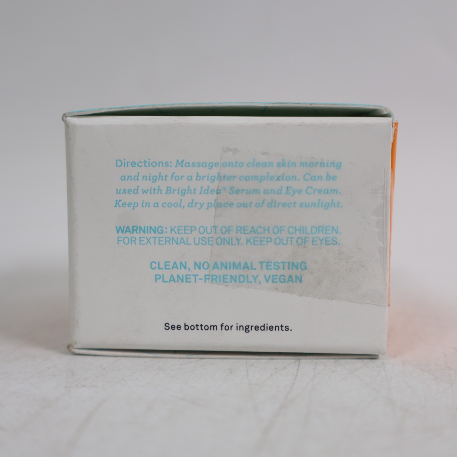 Bliss Bright Idea BRIGHTENING MOISTURIZER w/ Vitamin C & Tri-Peptides 0.5oz/15ml