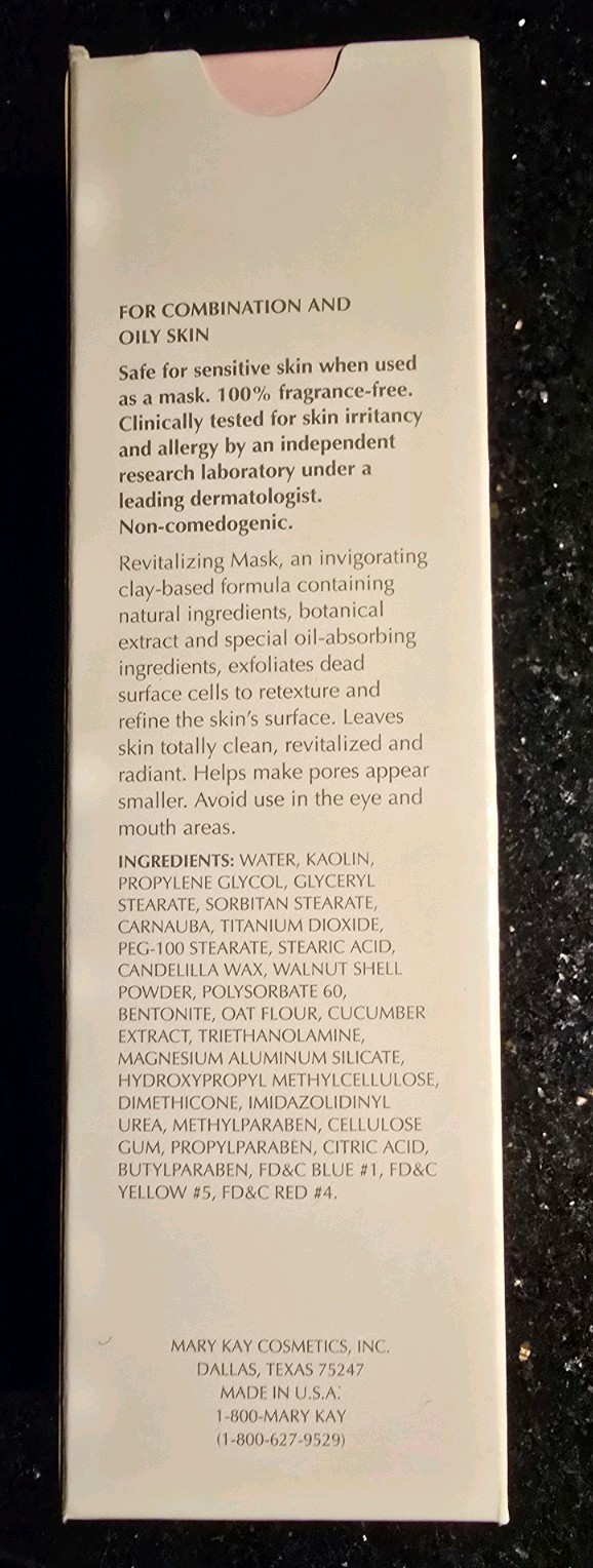 Mary Kay Revitalizing Mask Formula 2 Combination/Oily Skin Full Size NIB