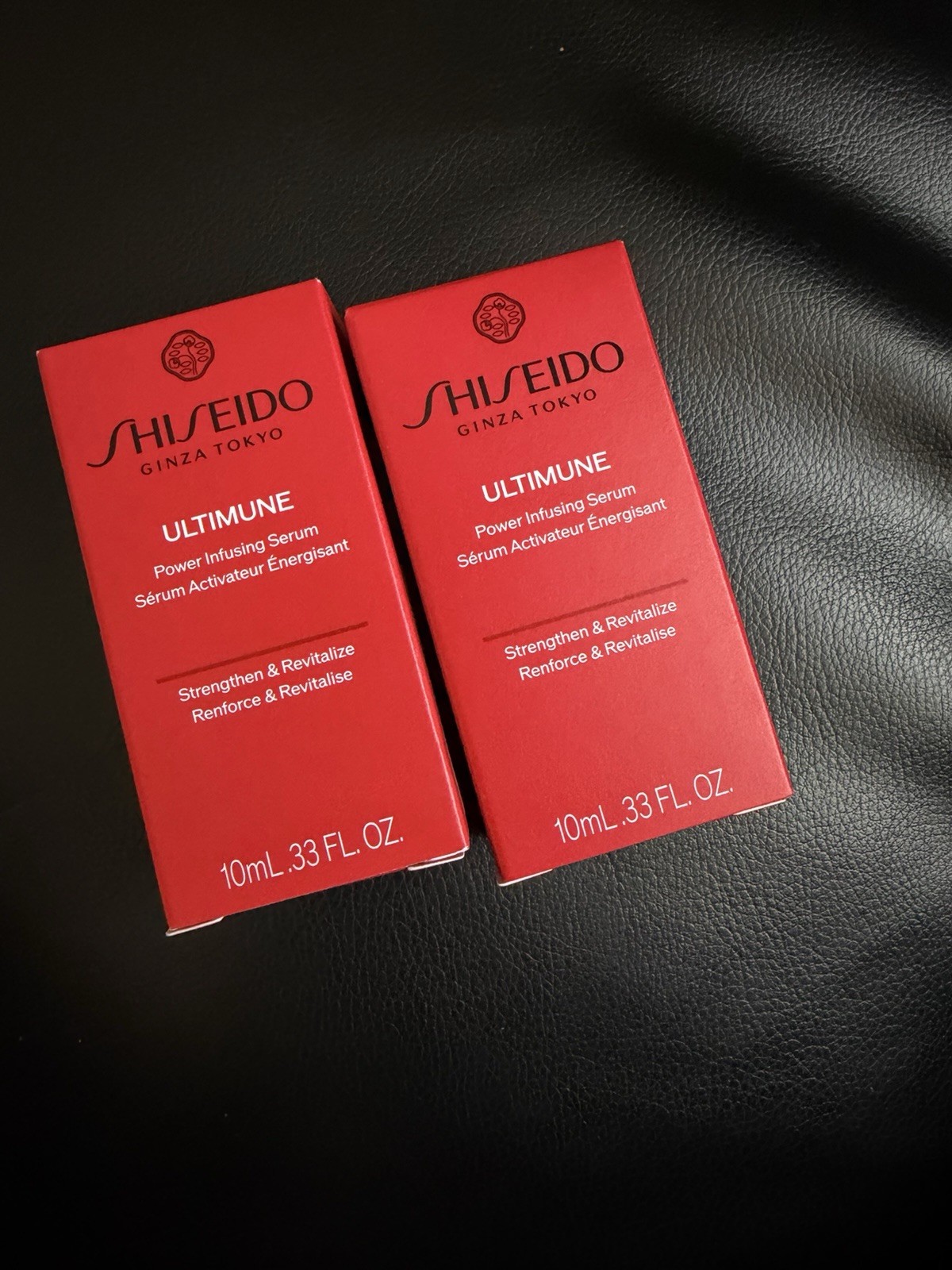 2 x Shiseido Ultimune Power Infusing Concentrate 10ml = 20ml NEW IN BOX