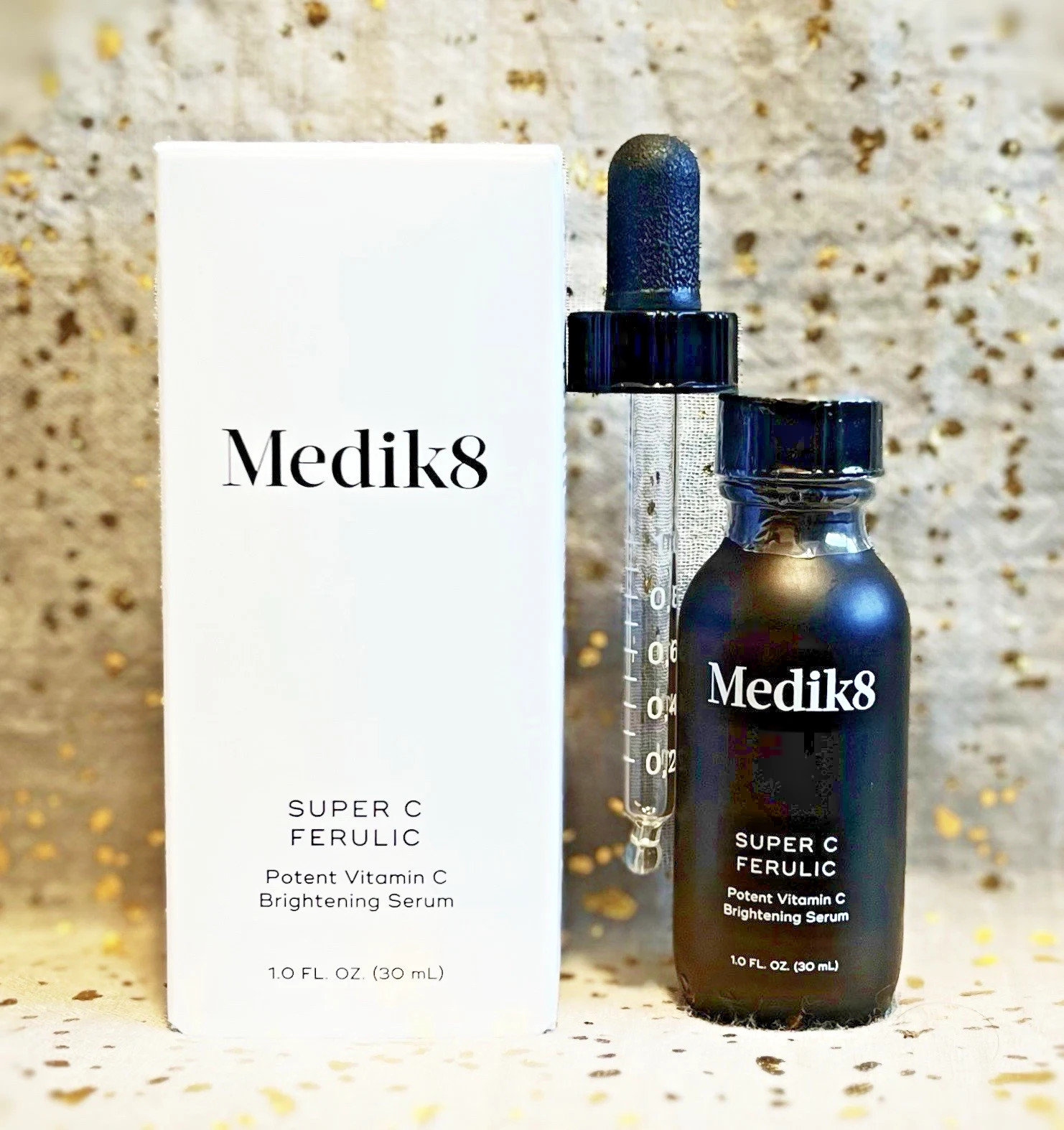 Medik8~SUPER C FERULIC Brightening Serum~1.0 fl oz/30ml~Full Size~NIB~