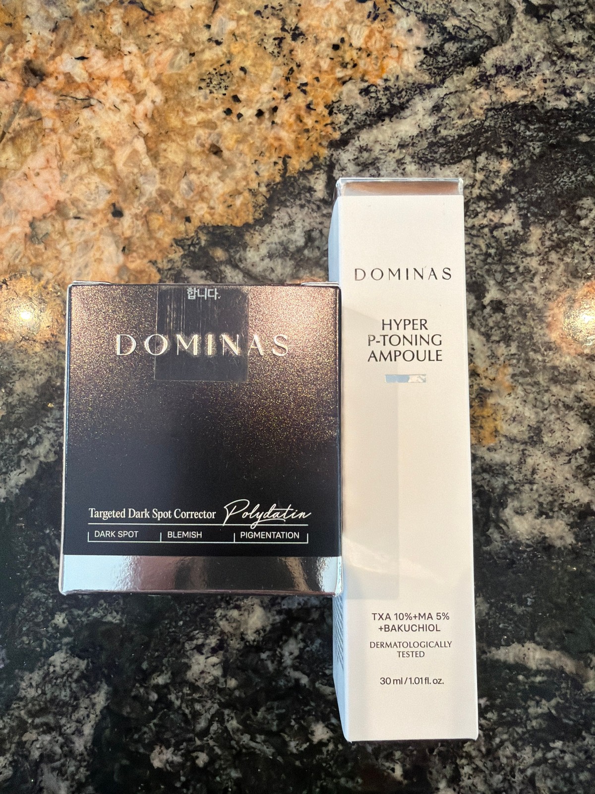 DOMINAS Dark Spot Corrector Polydatin Ampoule Set TXA Bakuchiol 30ml