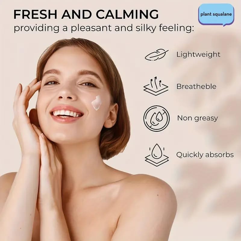Collagen Face Cream with Airless Pump Anti-Aging Botanical Stem Cells 1.7oz