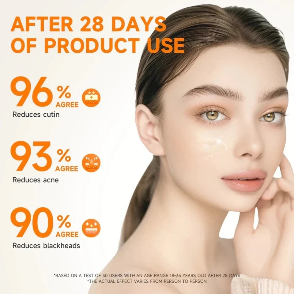 GMEELAN Orange Enzyme Gel 50g – Gentle Face Exfoliating Scrub for Brightening