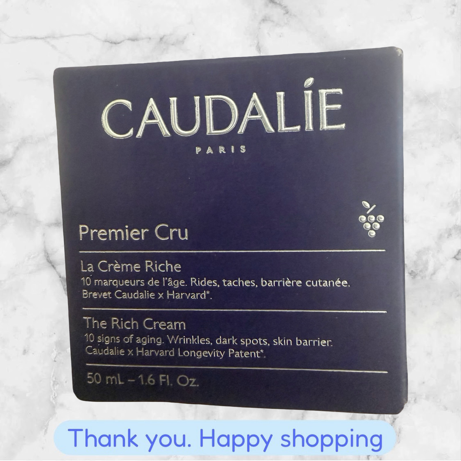 Caudalie Premier Cru The Rich Cream 1.6 fl oz 50 mL BRAND NEW SHIPPING