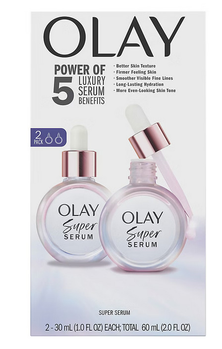 Olay Super Serum Power of 5 Luxury Serums Pack of 2 Clinically Tested & Proven