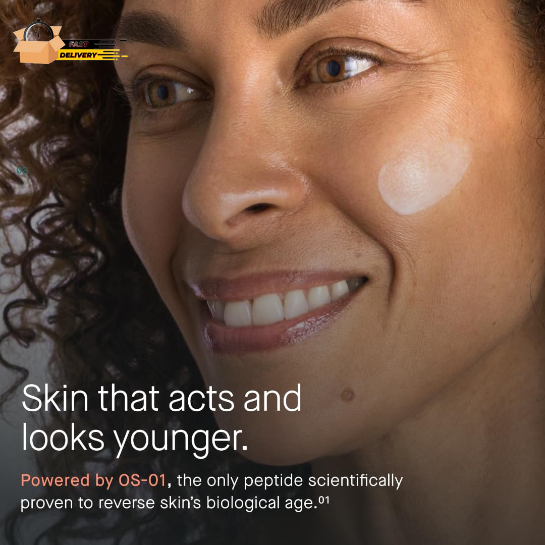 FACE OS-01 Peptide Topical Supplement | Skin Longevity Age Reversal Moi