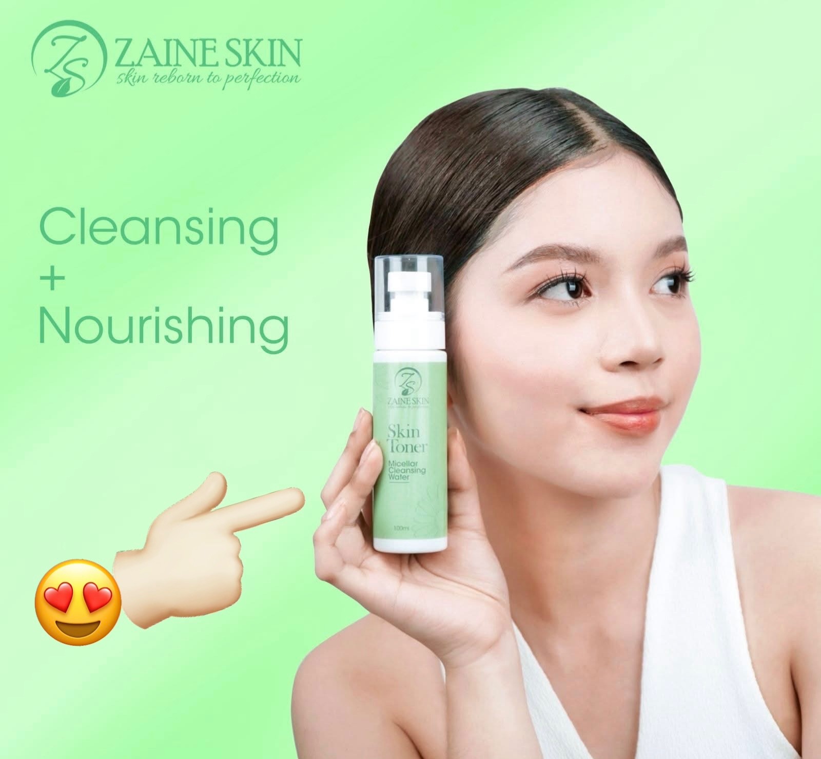 SKIN TONER Micellar Cleansing Water 2PCS Ea.100ml