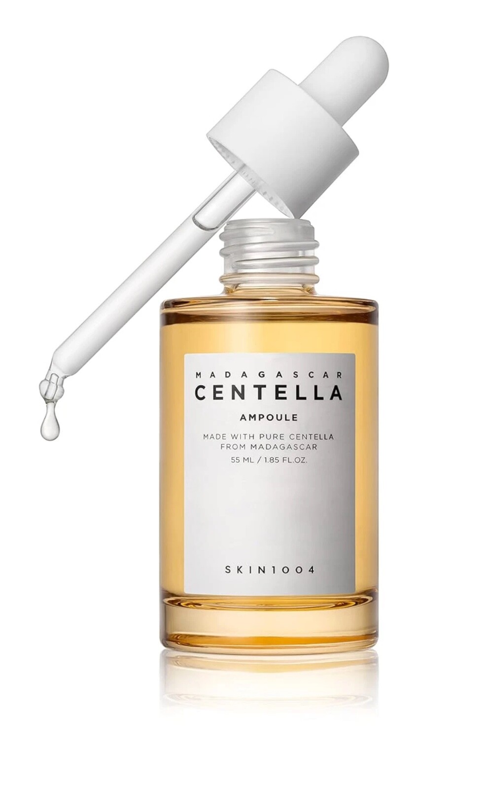 Madagascar Centella Asiatica Ampoule Facial Serum 1.85 Fl.Oz, 55Ml, Soothes Acne