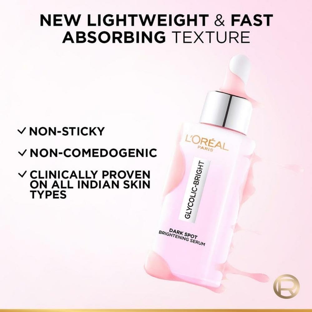 L’Oreal Paris Glycolic Bright 8% [Melasyl + Niacinamide] Face Serum 15ml
