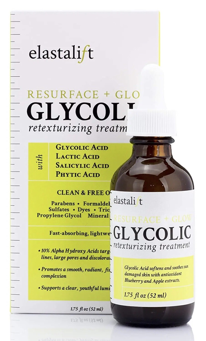 Resurfacing Glycolic Acid Facial Peel Serum Lactic Acid Salicylic Acid Anti-Agin