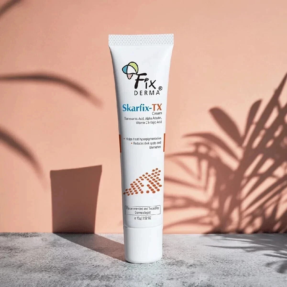 Fixderma Tranexamic Acid + 2%Kojic Acid + 1%Arbutin SKARFIX TX Face Cream 15g
