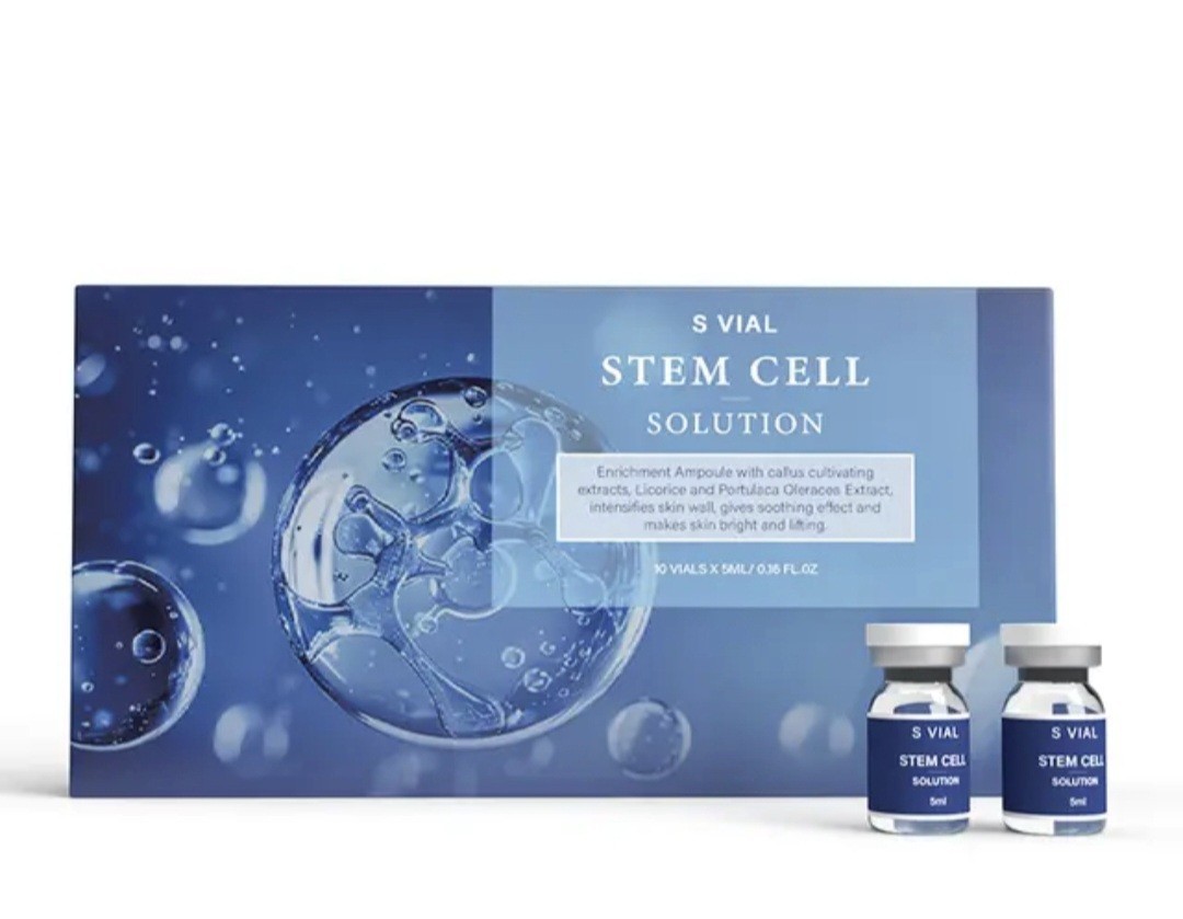 Stem Cell Solution Ampoule S Vial Set , Skincare Anti-Aging Hydration Serum