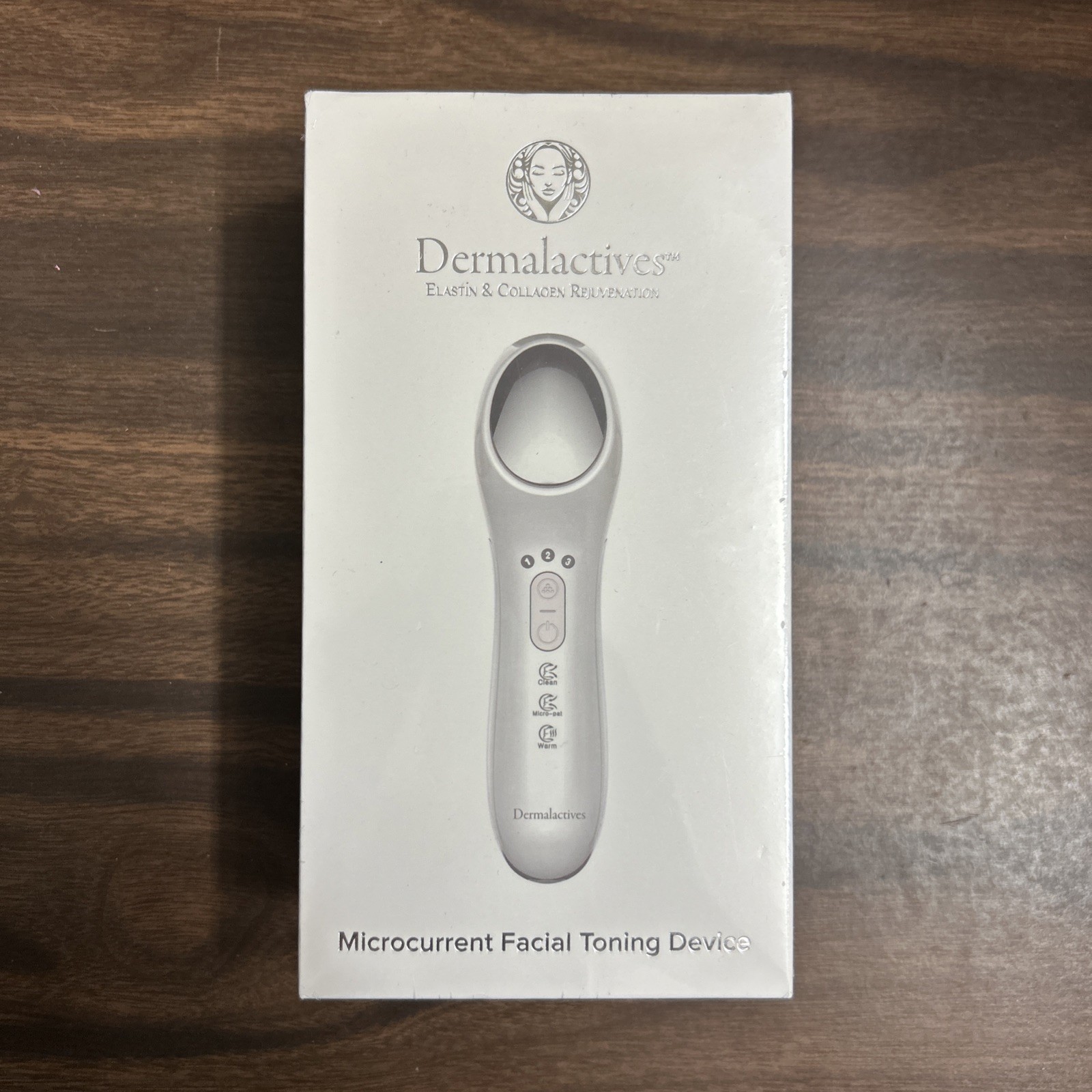 New Dermalectives Microcurrent Facial Toning Device Collagen Rejuvenation