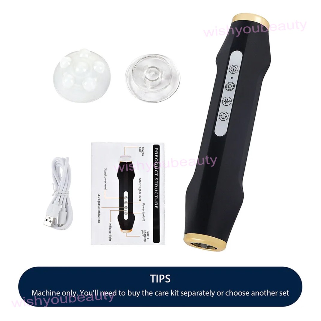 7 Colors Portable CO2 Oxygen Bubble Facial Machine Skin Firming Beauty Device