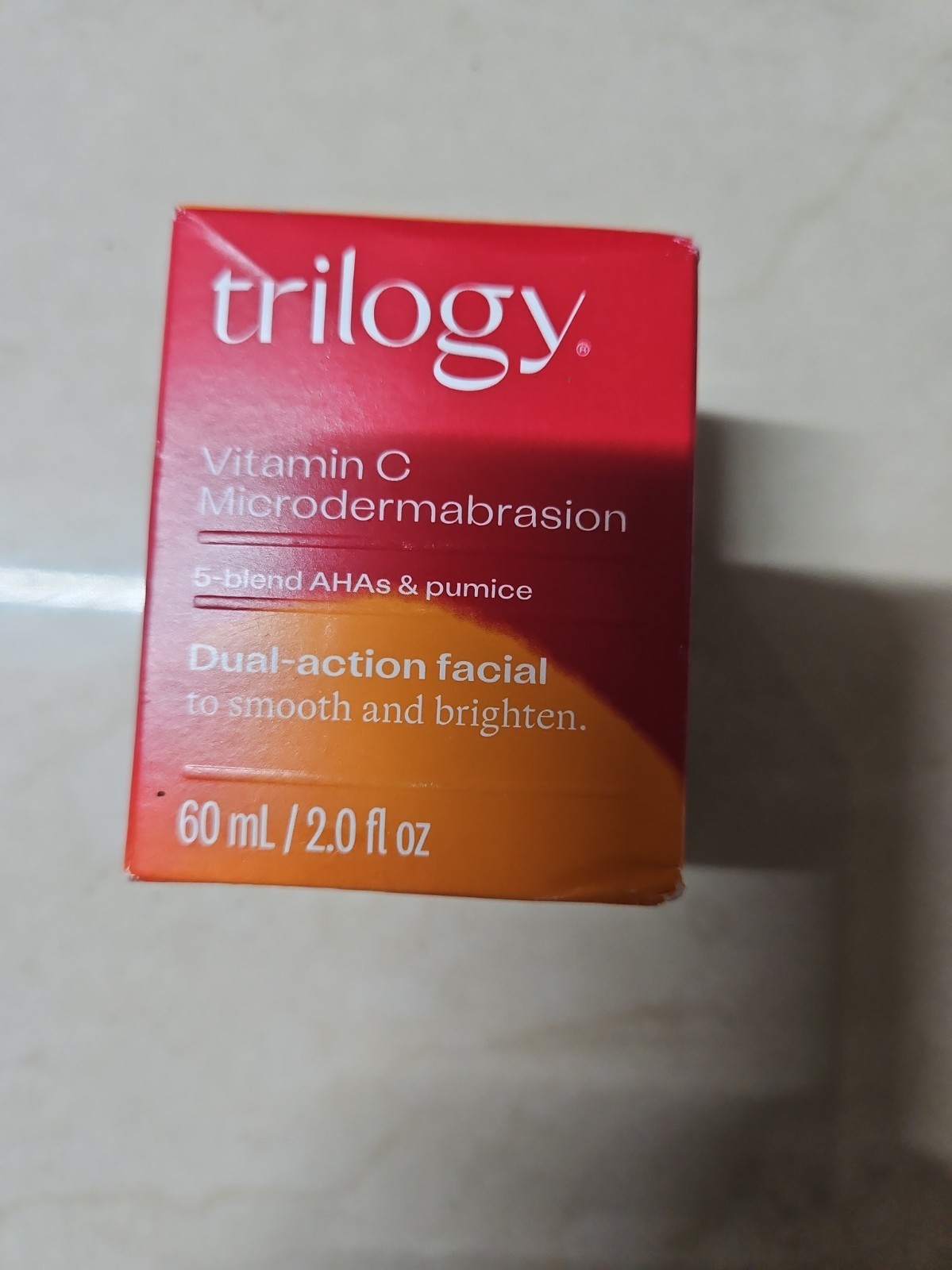 Trilogy – Microdermabrasion- Vitamin C Ceramide – 60ml – For Dull Skin –