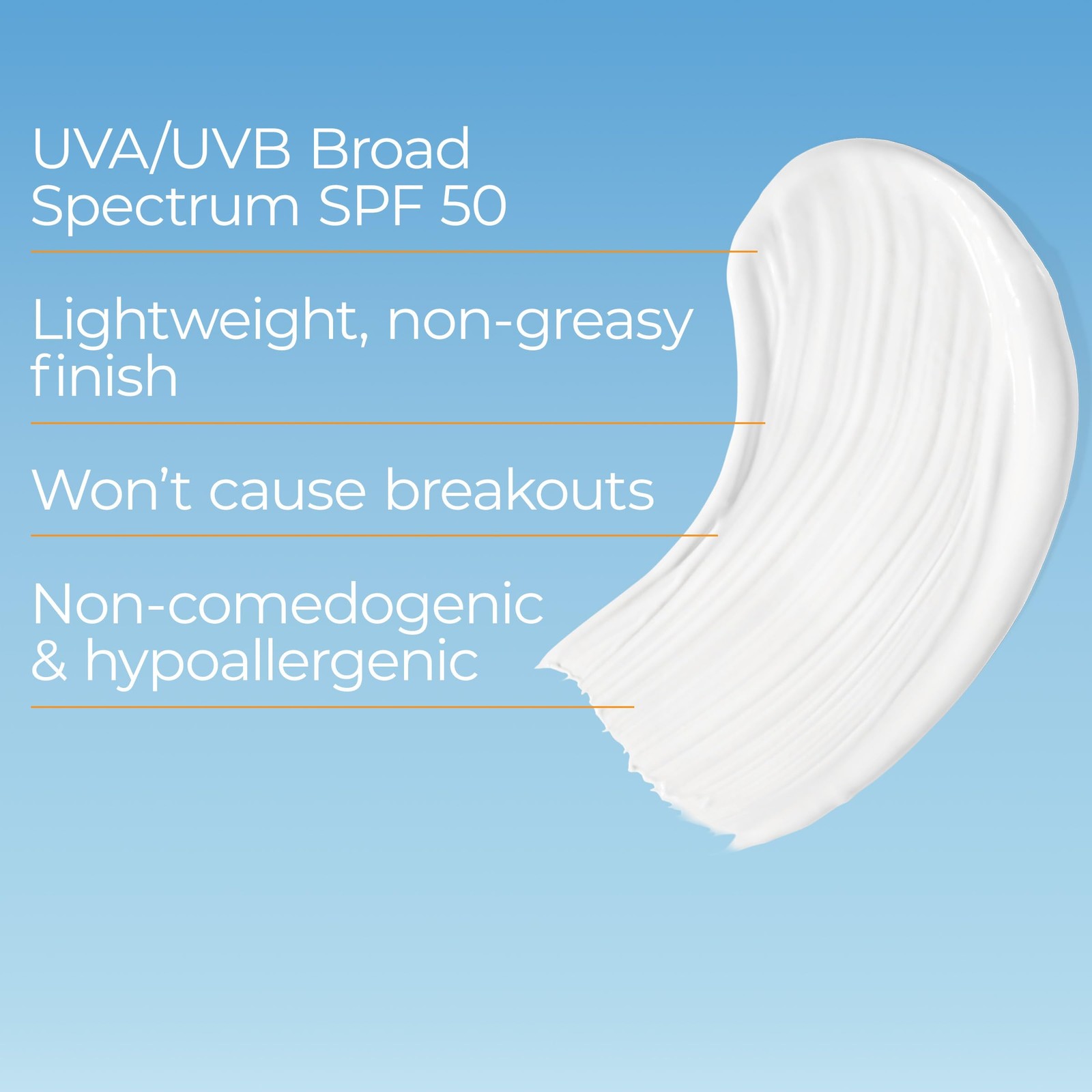Eucerin Sun Clear Skin Face Sunscreen Lotion SPF 50 for Acne Prone and Oily