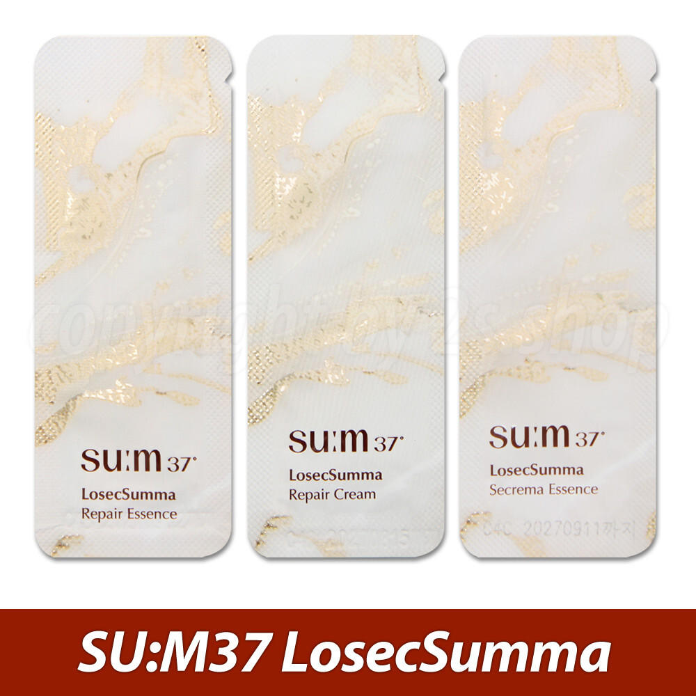 SU:M37 Losec Summa Repair Essence /Repair Cream / Secrema Essence 10~90pcs SUM37