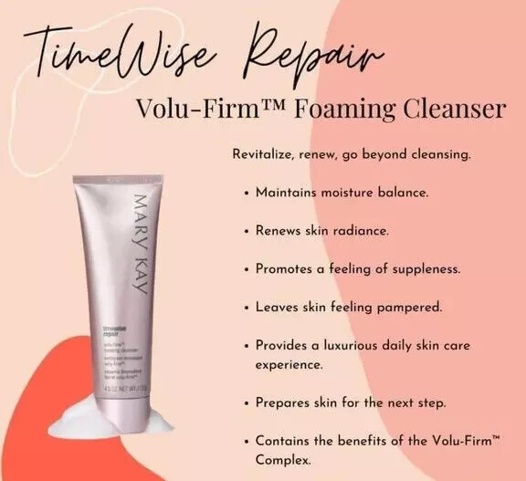 MARY KAY TIMEWISE REPAIR-VOLU-FIRM- FOAMING CLEANSER! New w/wo Box