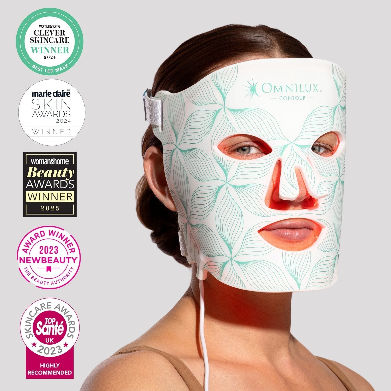 Omnilux Contour Face LED Light Therapy Mask Rejuvenation Case and Powerbank Only