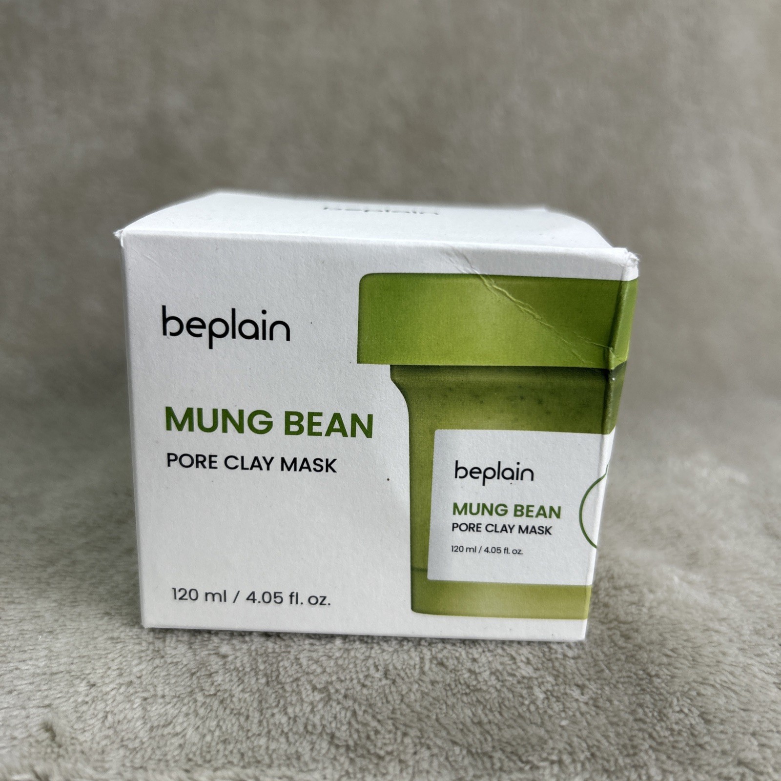 Mung Bean Pore Clay mask 4.05 fl oz /120ml | Fragrance-Free | Wash Off Mask NEW.