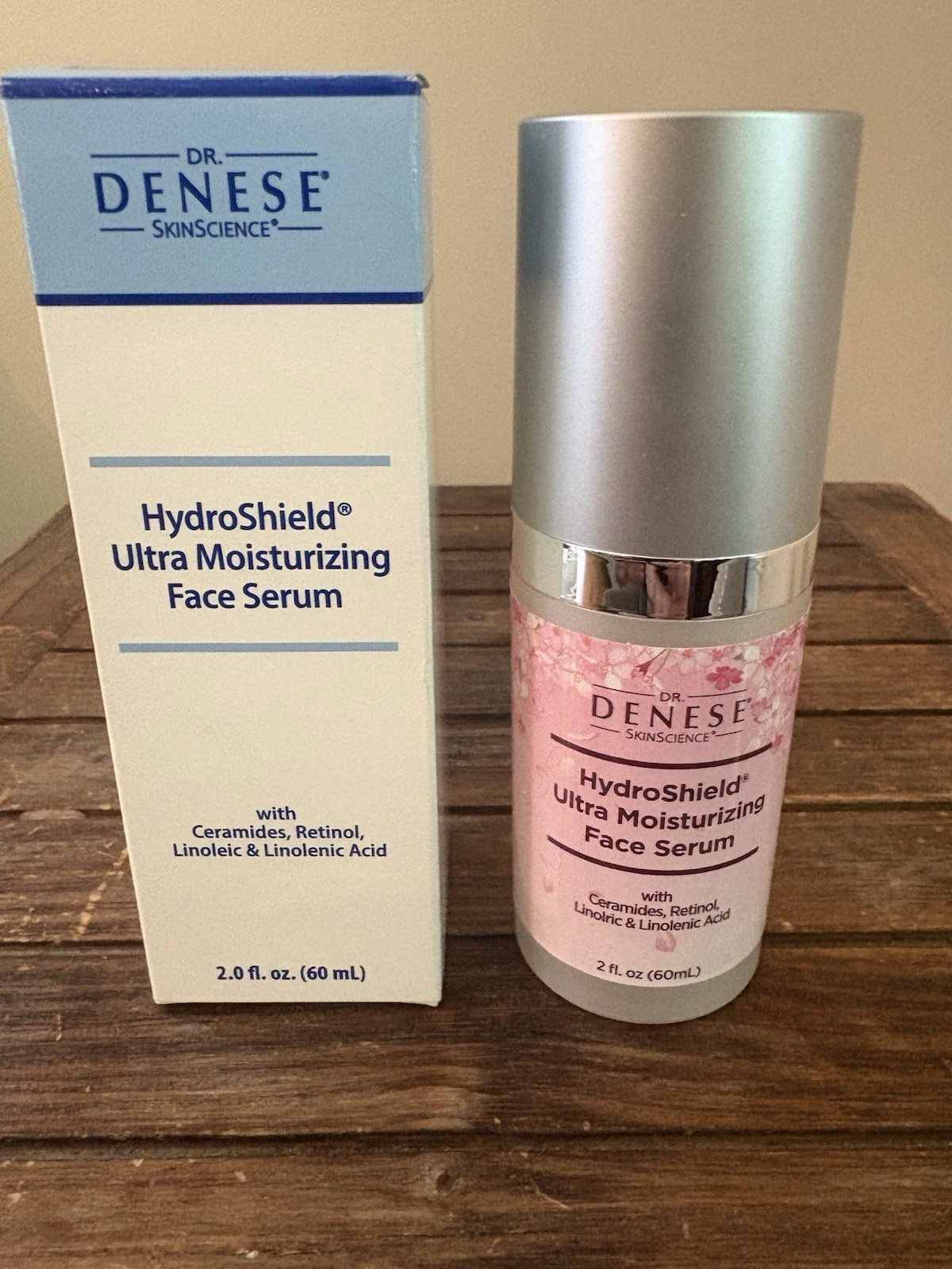 Dr. Denese Hydroshield Ultra Moisturizing Face Serum 2 oz (60ml), New In Box