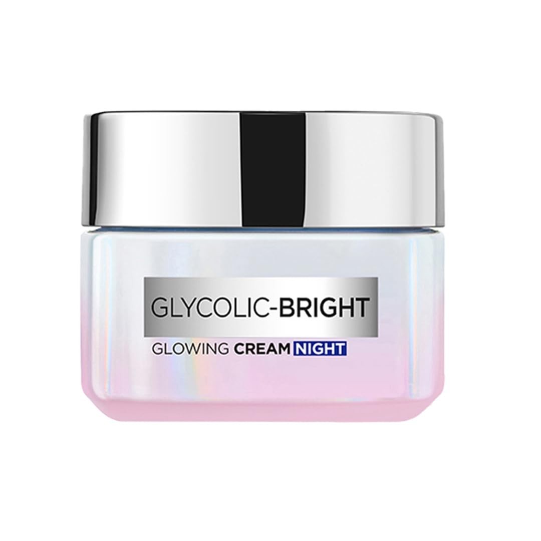 L’Oreal Paris Glycolic Bright Glowing Night Cream with Glycolic Acid – 15ml