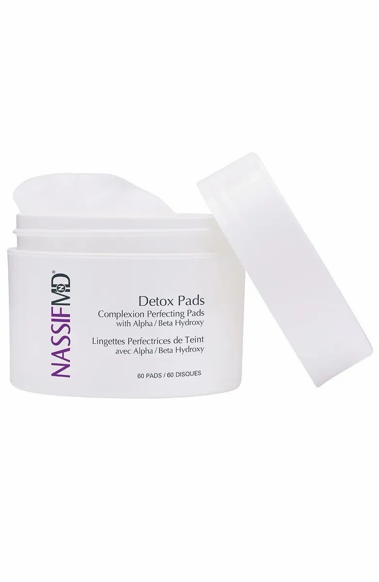 NassifMD 60-count Detox Pads-Gentle Complexion Perfecting, New Sealed