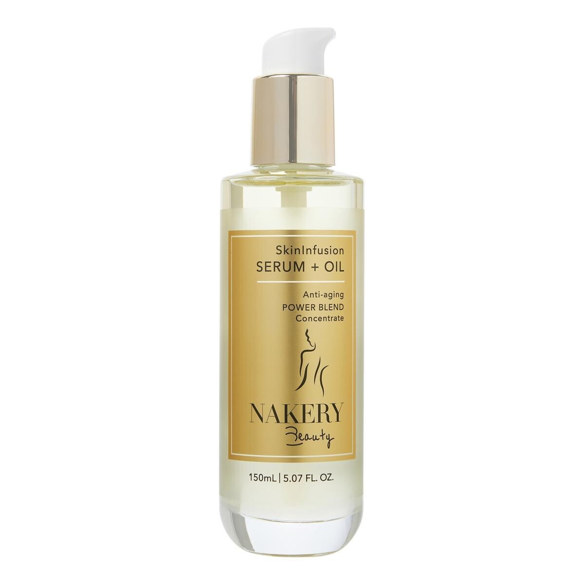 Nakery Beauty SkinInfusion Anti-Aging Serum and Oil Concentrate 5.07 oz. – New –