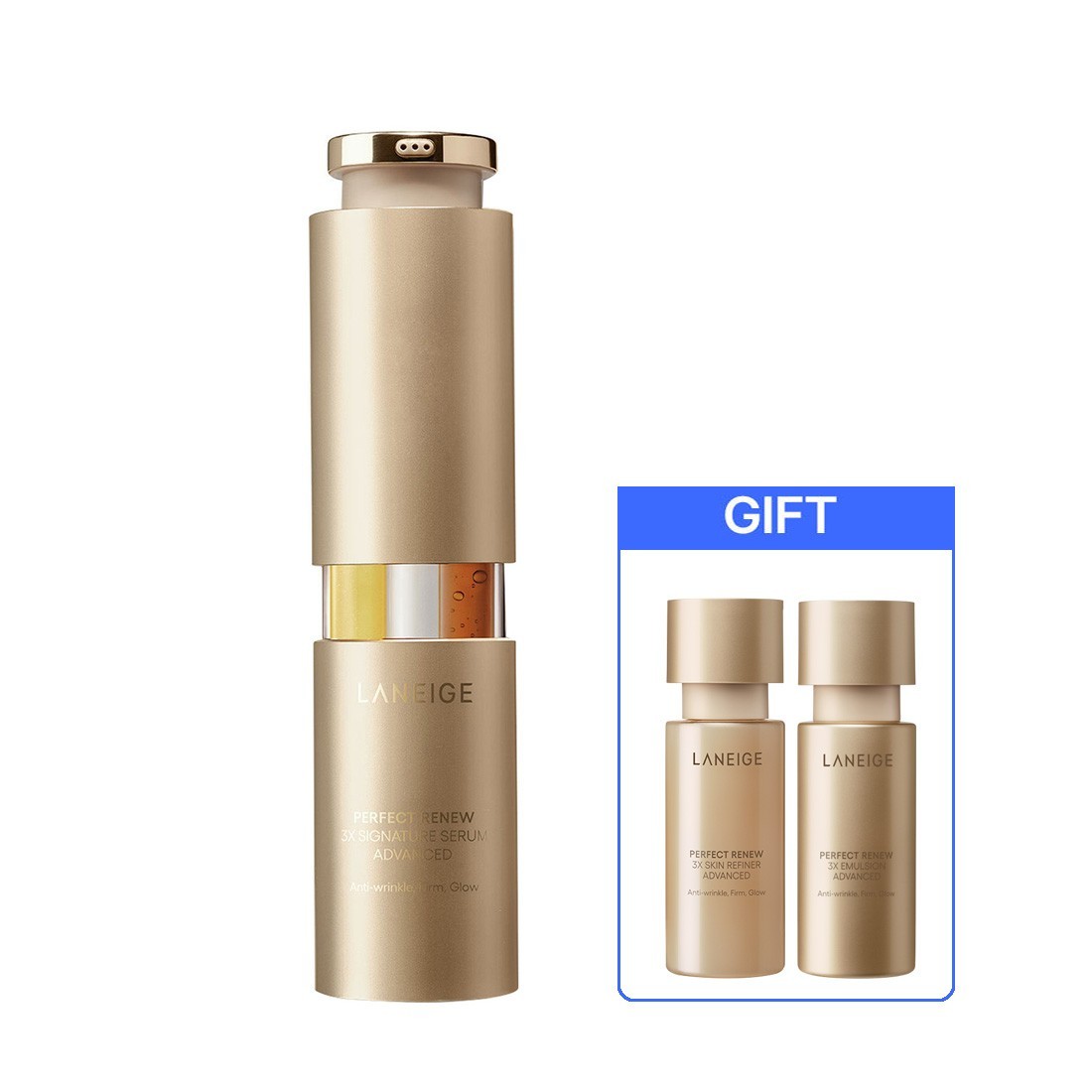 LANEIGE Perfect Renew 3X Signature Serum Advanced 40ml + Gift Anti-Aging