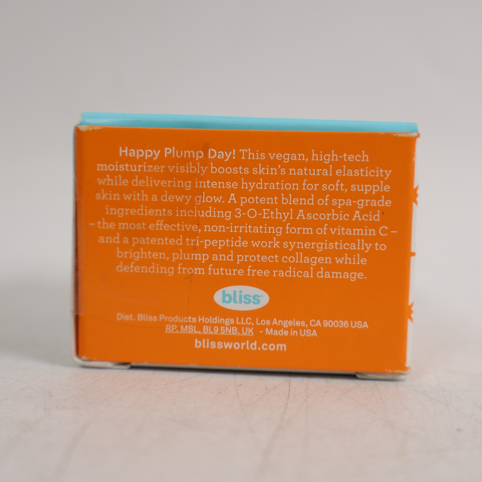 Bliss Bright Idea BRIGHTENING MOISTURIZER w/ Vitamin C & Tri-Peptides 0.5oz/15ml