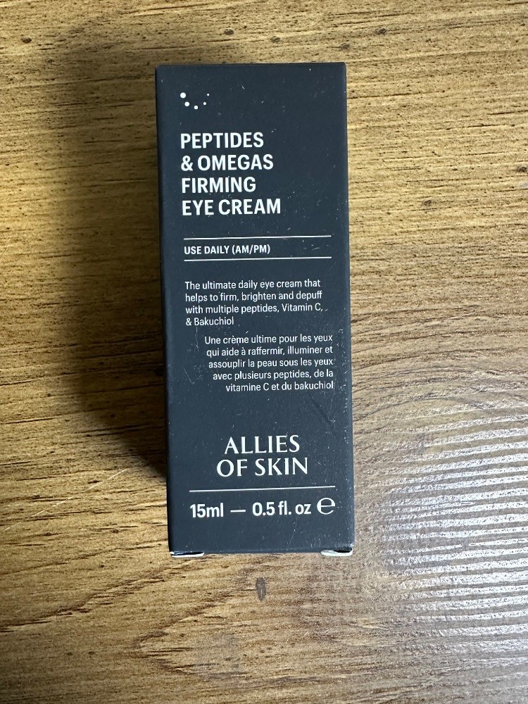 Allies of Skin Peptides & Omegas Firming Eye Cream 15ml 0.5oz NEW Vitamin C