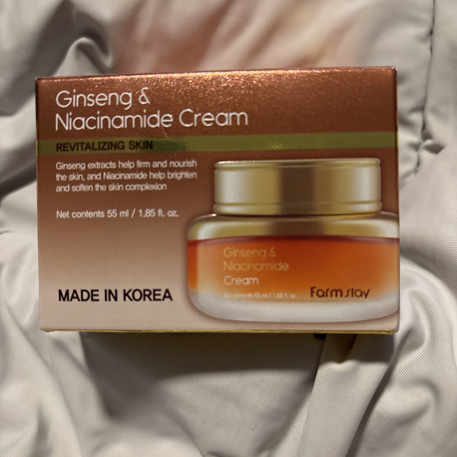Korean Farm Stay Ginseng & Niacinamide Face Cream Exp. 05/2028
