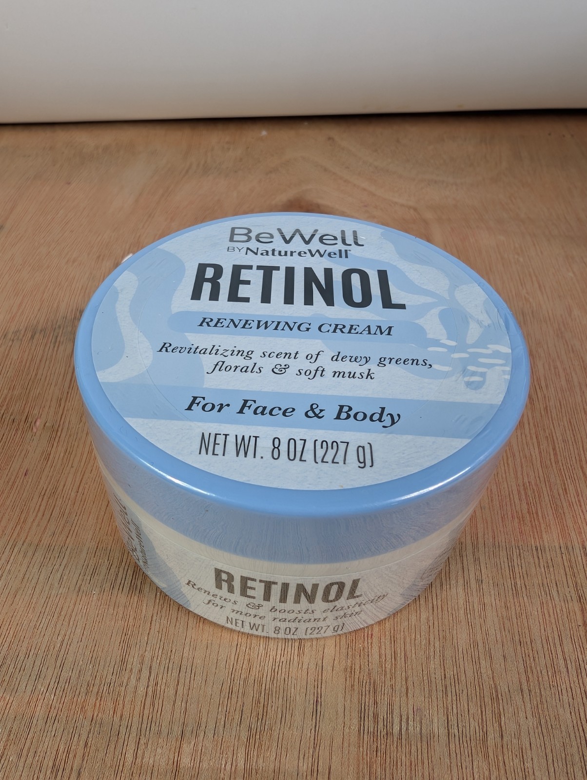Be Well By NatureWell RETINOL RENEWING CREAM for Face & Body 8 OZ