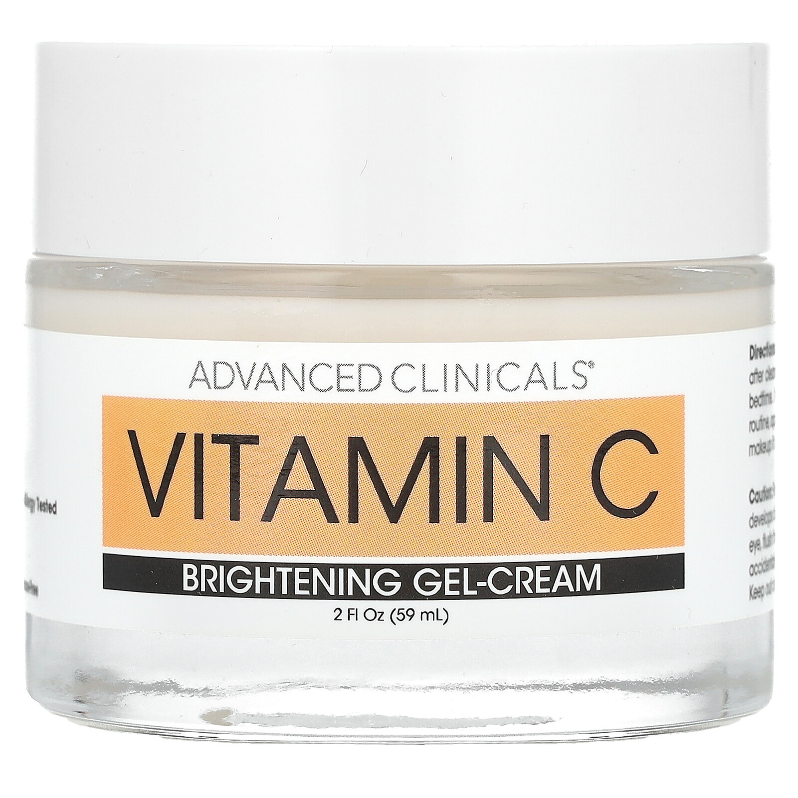 Vitamin C, Brightening Gel-Cream, 2 fl oz (59 ml)