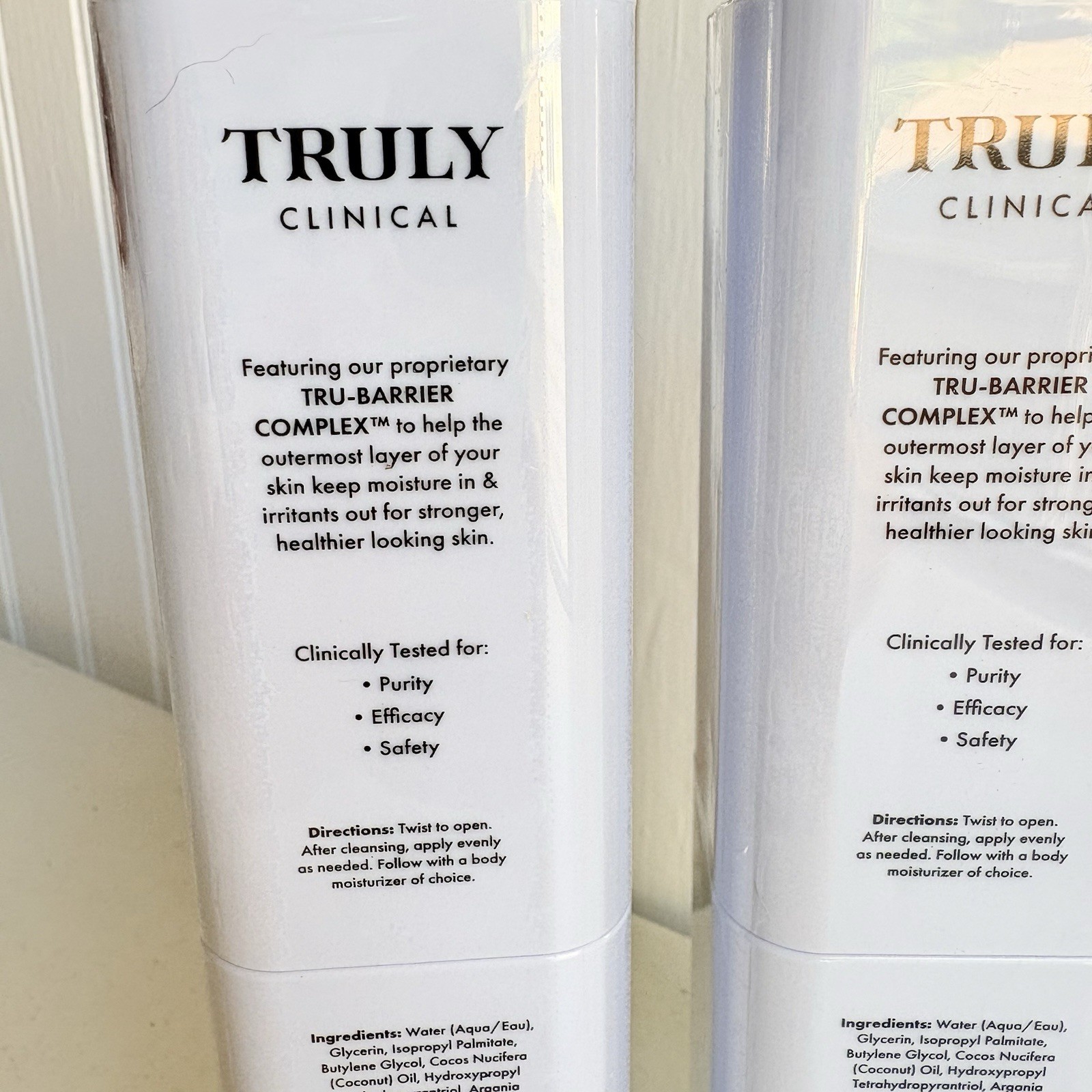 2 Truly Beauty Clinical “The Firming” Body Serum Sealed 3.1 oz Fragrance Free