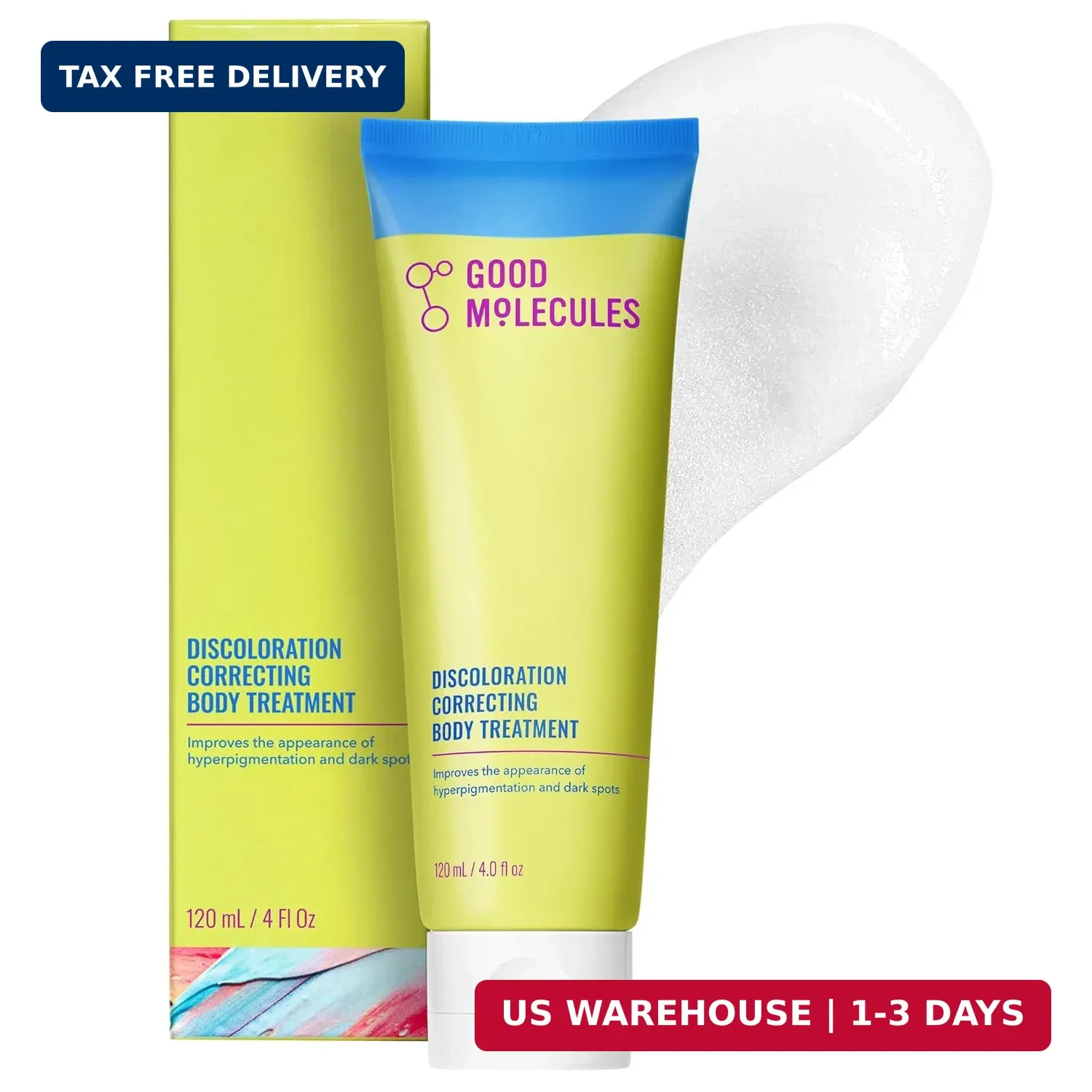 Good Molecules Discoloration Correcting Body Treatment – Anti-Pigment Cream with