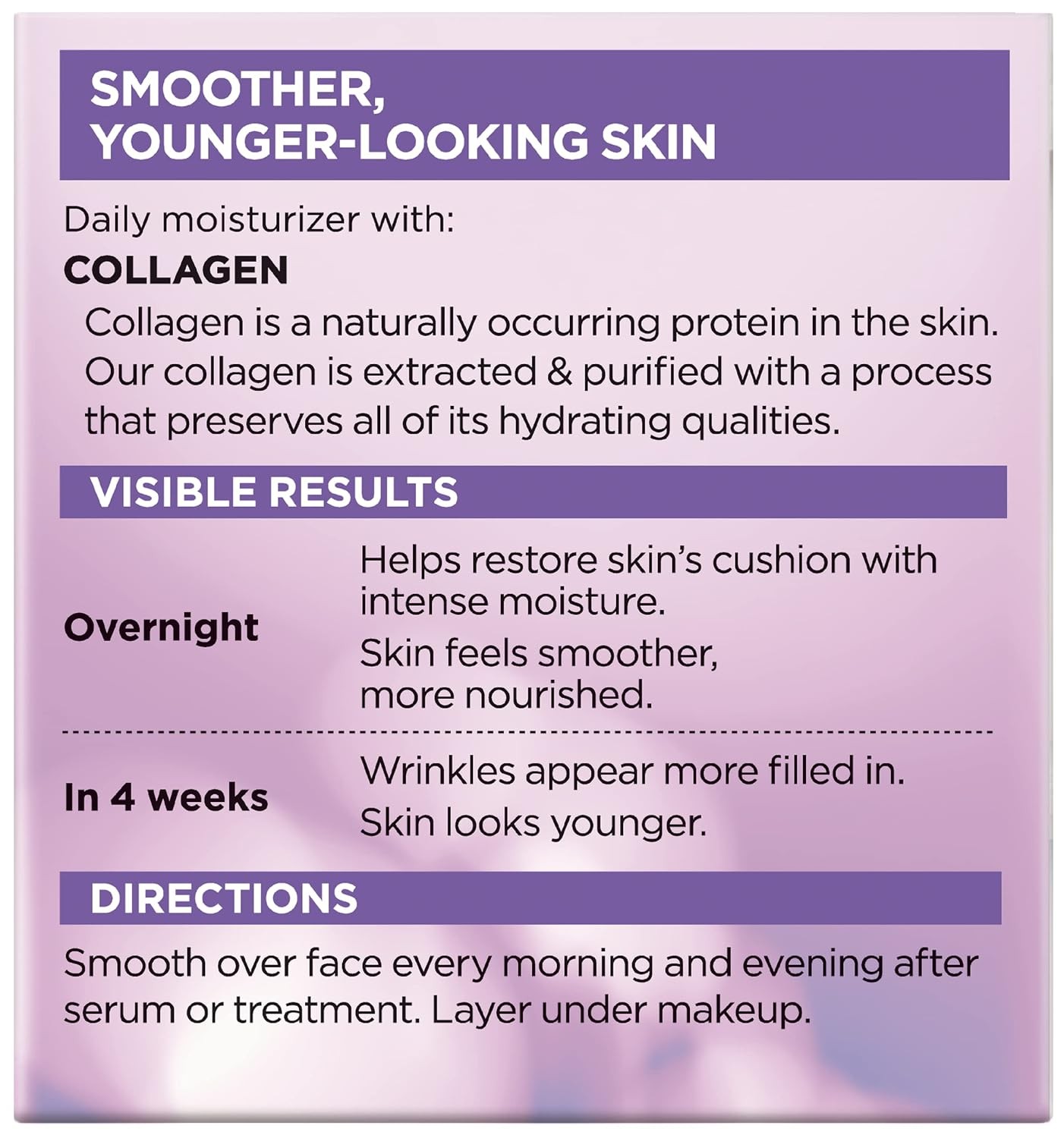 LOreal Paris Collagen Face Moisturizer 1.7oz Anti Aging Cream Hydrating Wrinkle