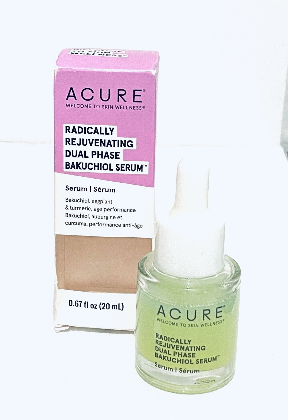 Radically Rejuvenating, Dual Phase Bakuchiol Serum, 0.67 fl oz (20 ml) New