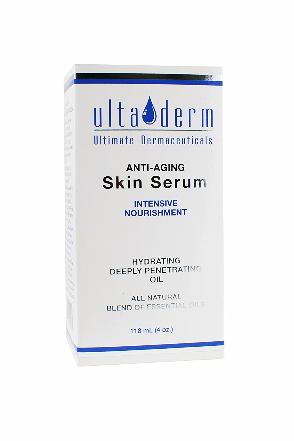 Ulta-Derm Anti-Aging Serum Intensive Nourishment All Natural Essential Oils 4 oz