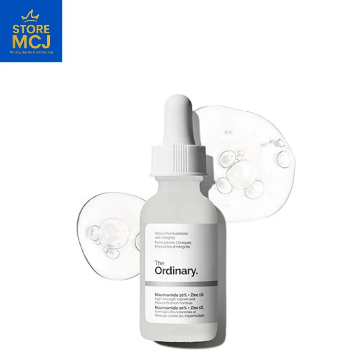 The Ordinary Niacinamide 10% + Zinc 1%, Smoothing Serum for Blemish-Prone Skin