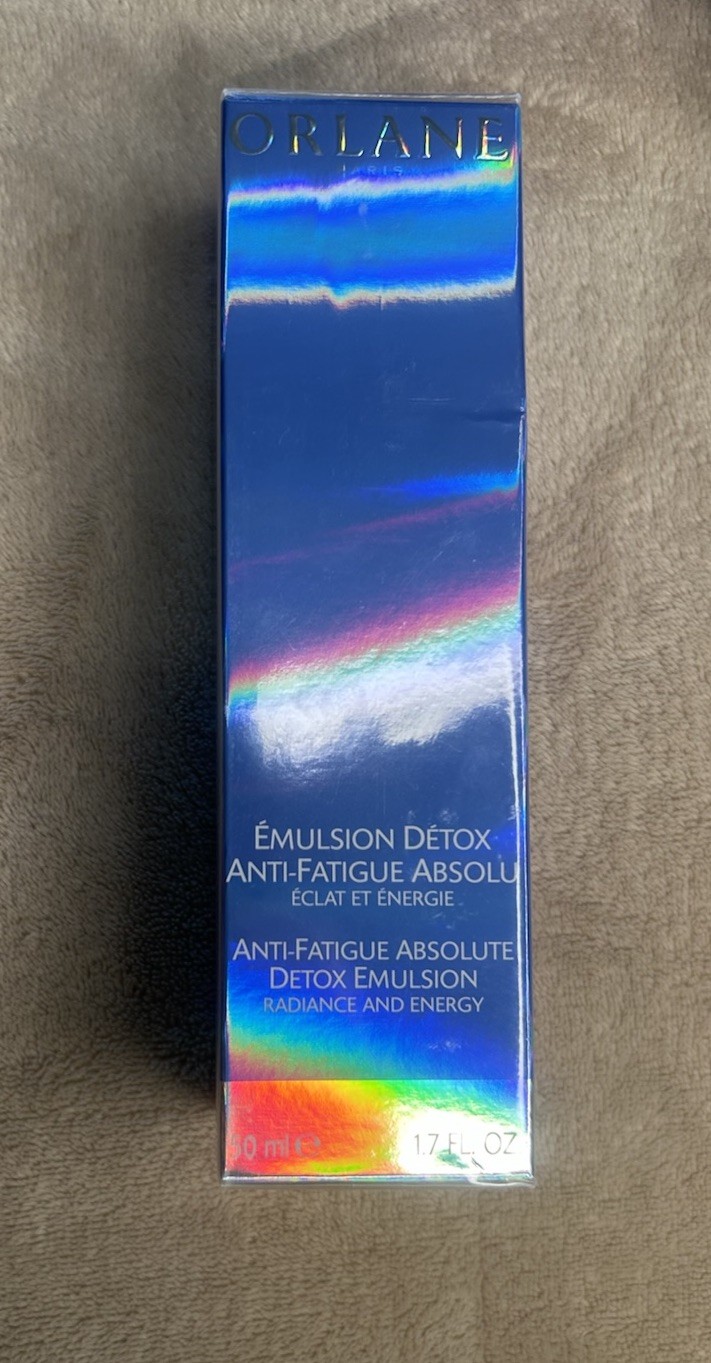 Orlane Paris Emulsion Detox Anti-Fatigue Absolute 1.7 oz 50ml New Sealed