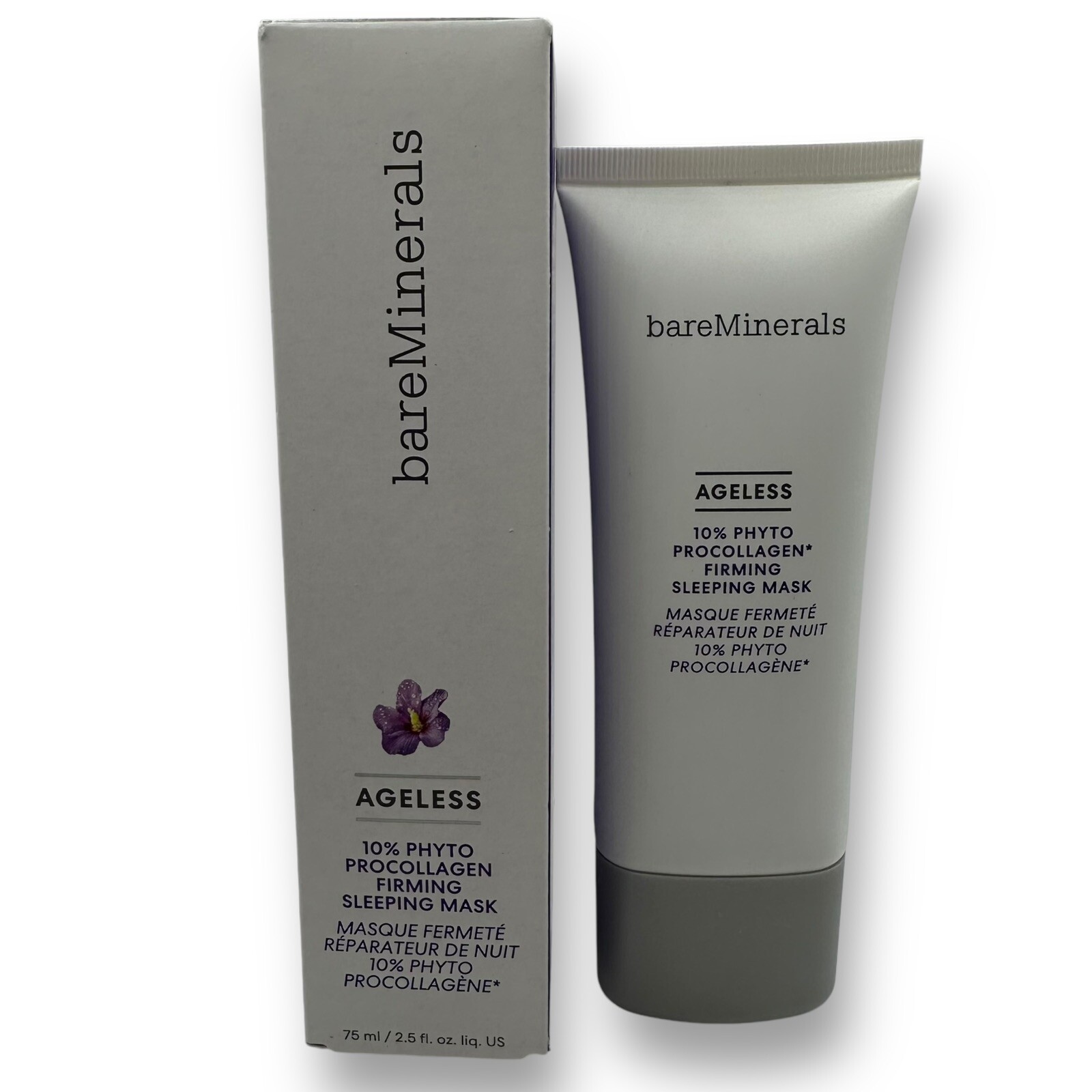 NEW BareMinerals Ageless 10% Phyto Procollagen Sleeping Mask, 2.5 oz