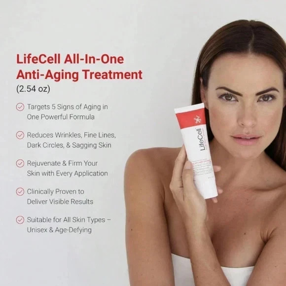 Live-Cell South Beach Skincare All In One Anti-Aging Treatment – 2.54 oz
