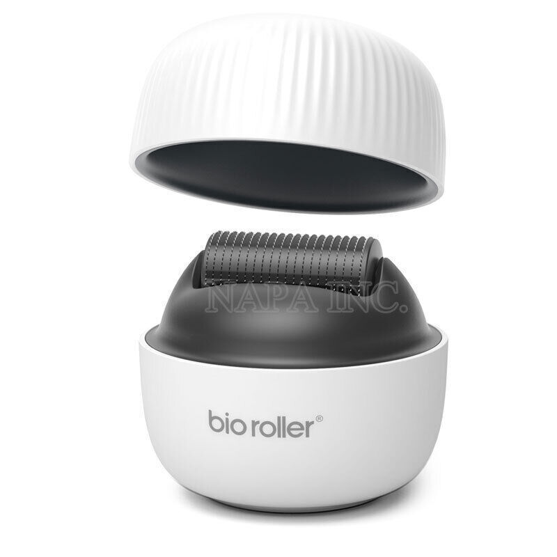 Portable Stainless Steel 1200 pins BIO Derma Roller Skin Roller Body Therapy USA