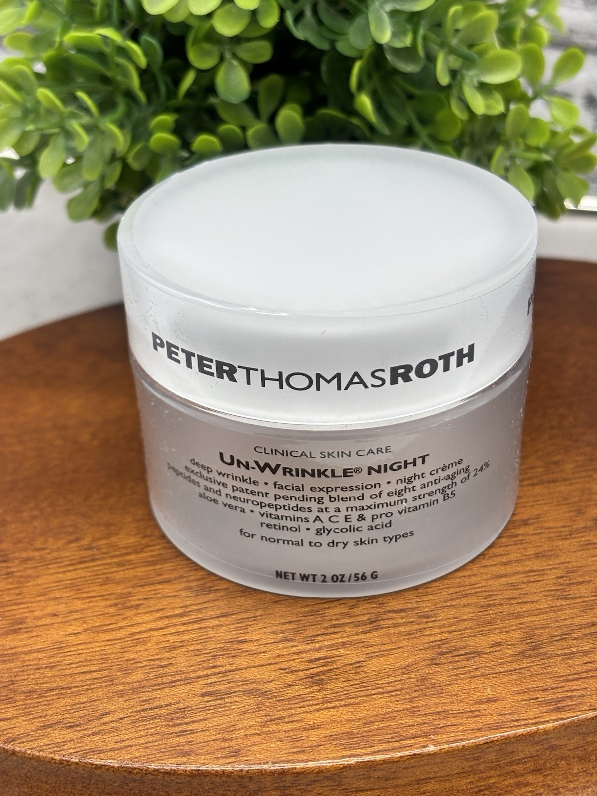 Peter Thomas Roth LARGE 2 oz Un-Wrinkle Night Cream Normal / Dry Skin SEALED