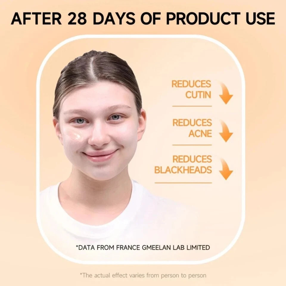 GMEELAN Orange Enzyme Gel 50g – Gentle Face Exfoliating Scrub for Brightening