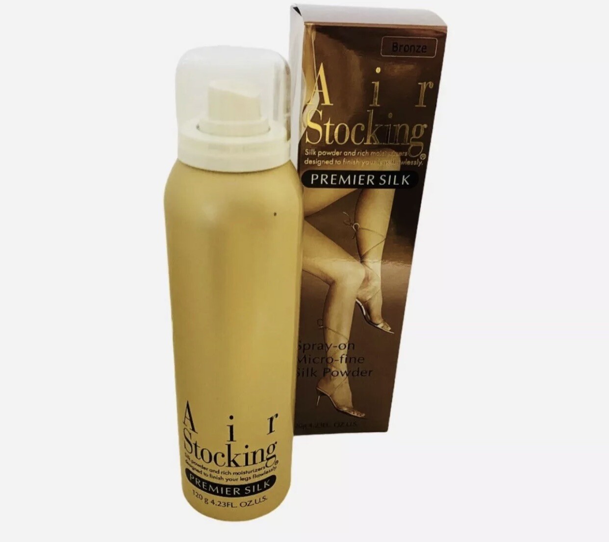 Air Stocking Premier Silk Spray On Leg Makeup Bronze 120 g 4.23 oz