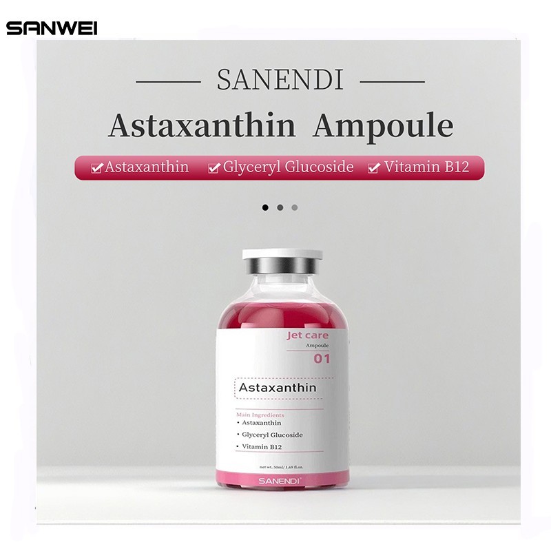 SANENDI Jet Care 01 Astaxanthin Ampoule Serum, 50ml Super Antioxidant Anti-Aging